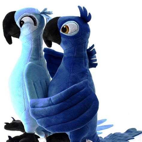 New Rio 2 Movie 35cm Cartoon Plush Toys Dolls Blue Parrot Blu And Jewel