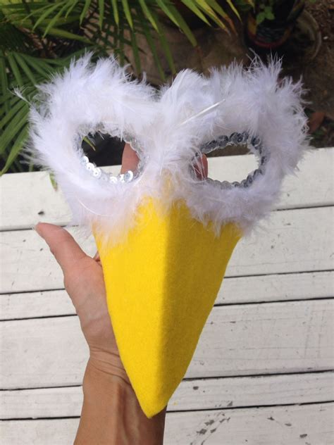 3 Colours Fancy Dress Bird Featherplastic Beak Face Mask Pet Ceremony