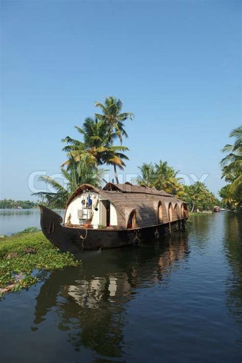 Traditional Houseboat In Kerala India Originally The Rice Boat Of