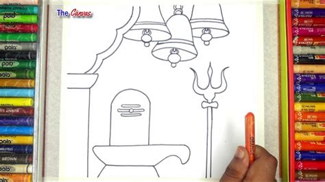 Shiva Lingam Drawing With Colour The Best Lingam God Easy Simple
