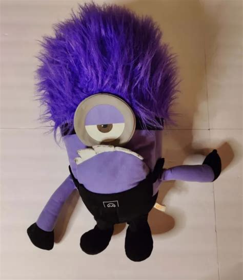 Jumbo Despicable Me 2 Evil Purple Minion Monster Plush Toy Factory 24