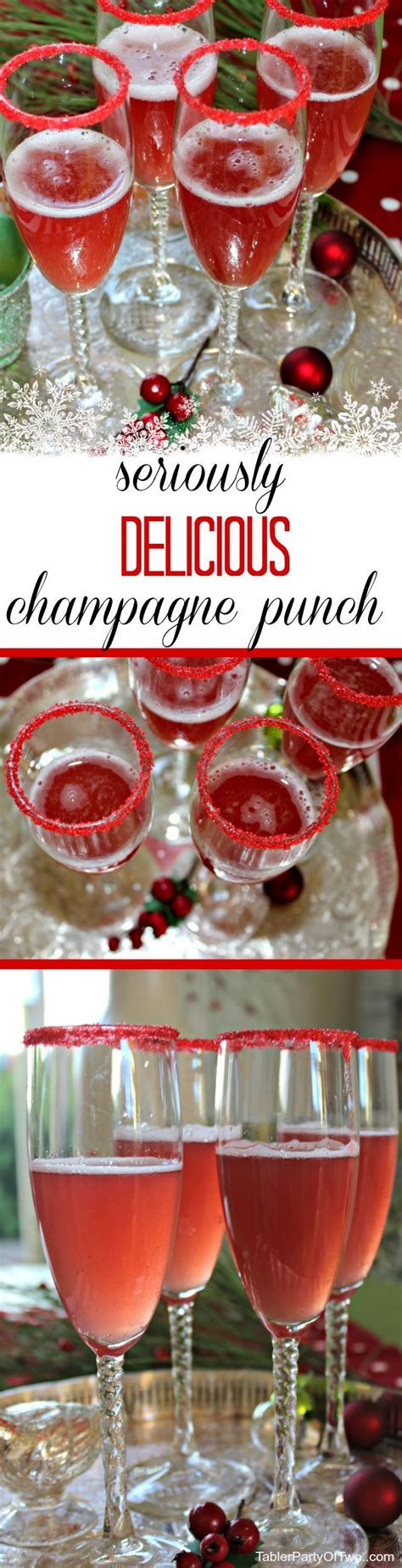Champaign offers the best of urban life in a friendly, smaller city. Seriously Delicious Holiday Champagne Punch | Christmas drinks, Champagne punch, Alcoholic drinks