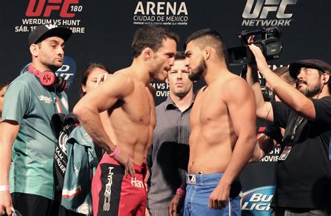 Resultados Del Pesaje Oficial Ufc 180 Fightland