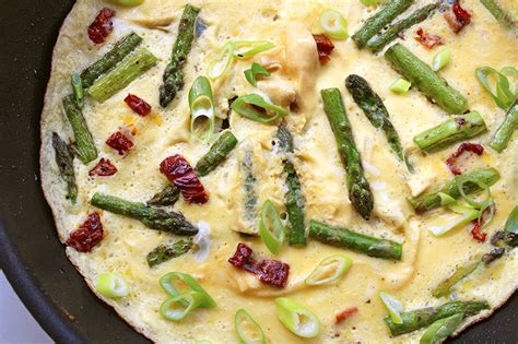 Omelette aux asperges