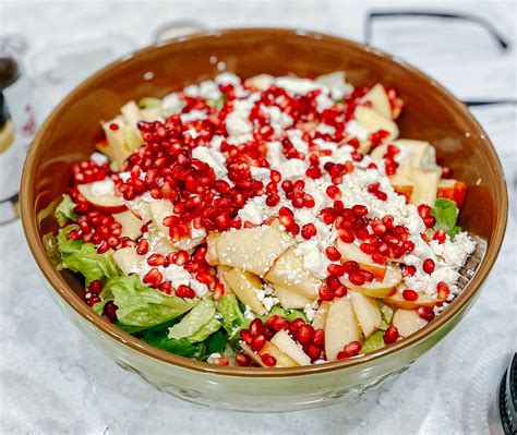 Apple Pomegranate Harvest Salad Gather In Style