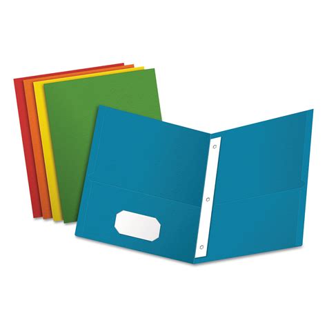 Oxford Twin Pocket Folders With 3 Fasteners 135 Sheet Capacity