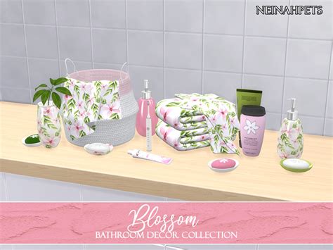 The Sims Resource Blossom Bathroom Decor Mesh Required