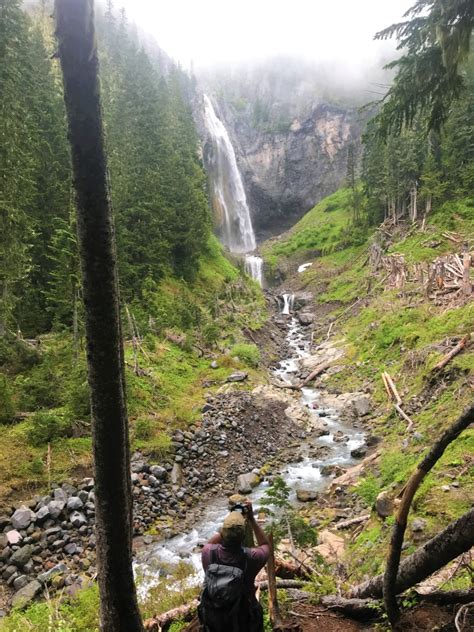 Waterfalls Of Mount Rainier National Park Washington