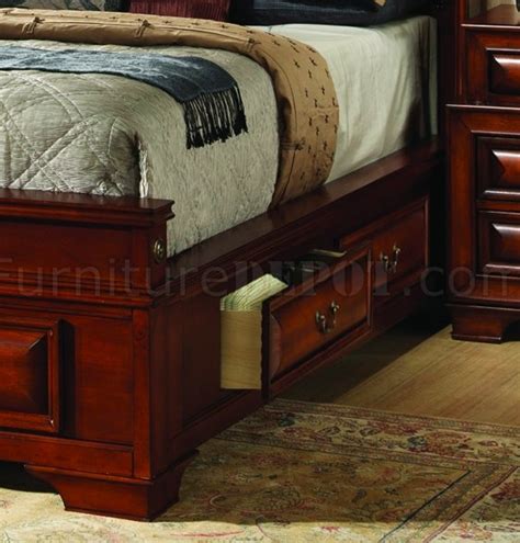 G8850c Bedroom In Cherry By Glory Furniture Woptions