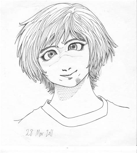 Self Portrait In Manga Style25 By Shotakotake On Deviantart