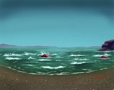 Seaside Escape Digital Art By Kara Overbee