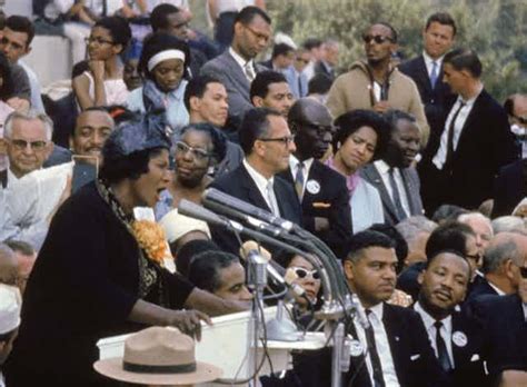 Gospel Singer Mahalia Jackson Made A Suggestion During The 1963 March On Washington − And It