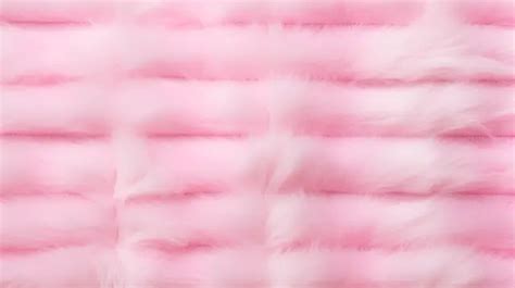 Soft And Fluffy Pink Plush Plaid Background With A Velvety Texture