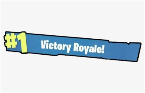 Clip Art 1 Victory Royale Transparent Transparent Victory Royale