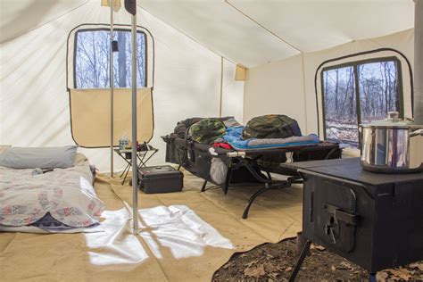 My Canvas Wall Tent Is My Cozy Place For Cold Weather Camping Cozyplaces