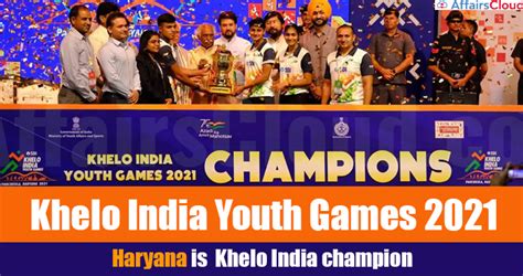 4th Khelo India Youth Games 2021 Hosted And Topped By Haryana