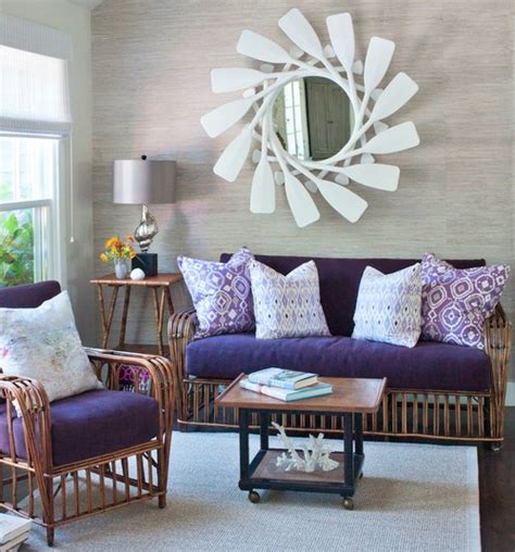 Purple Living Room Decor Inspired By The Coast Shop The Look