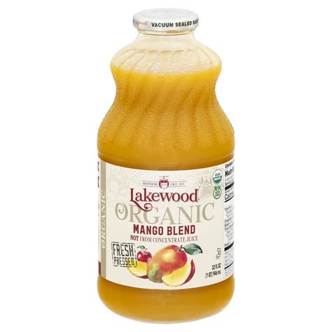 Save On Lakewood Fresh Blends Mango 100 Juice Blend Organic Order
