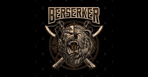 Norse Viking Berserker Pagan Bear Warrior Viking Warrior Sticker