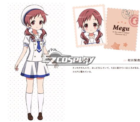 Gochuumon Wa Usagi Desu Ka Is The Order A Rabbit Megumi Natsu Cosplay