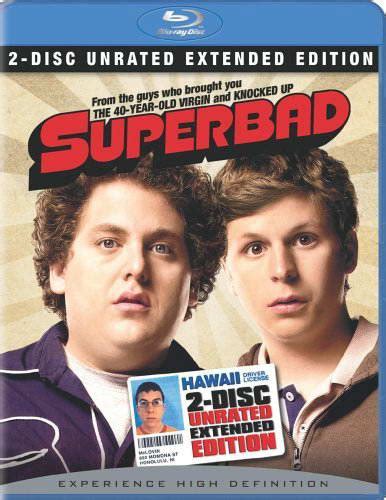 Superbad 2 Disc Unrated Extended Edition Blu Ray 2007 On Dvd Blu