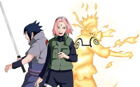 Render Naruto Sasuke Sakura Naruto Sasuke E Sakura Png Clipart