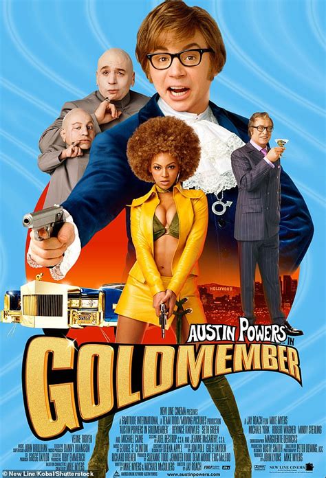 Beyonce Asked To Look Curvier On The Poster For Austin Powers In Goldmember Daily Mail Online