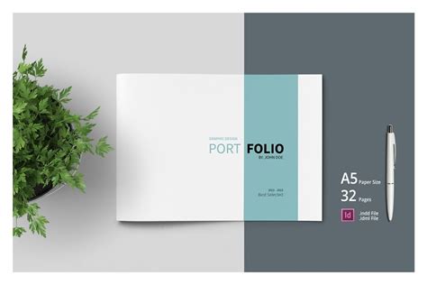 Graphic Design Portfolio Template | Creative InDesign Templates
