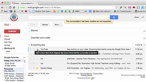 Gmail Inbox Types Youtube