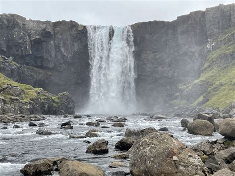 Gufu Waterfall O Gufufoss Islanda Facile