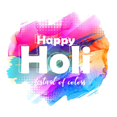 Abstract Happy Holi Greeting Background Download Free Vector Art
