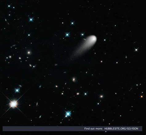 Sungrazer Comet Ison Captured By Hubble Telescope Photo As It Speeds