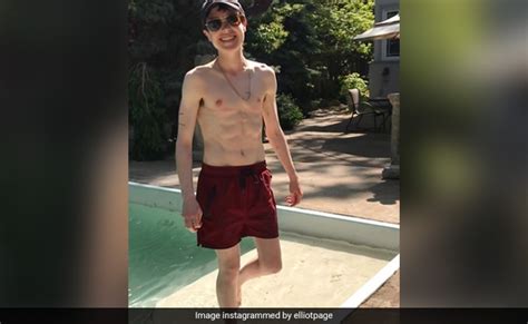 Transgender Actor Elliot Page Shares Milestone Pic Of Himself In Swim
