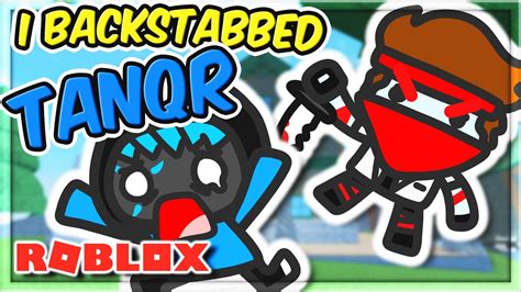 How I Backstabbed Tanqr Roblox Arsenal Tournament Ft Chaseroony