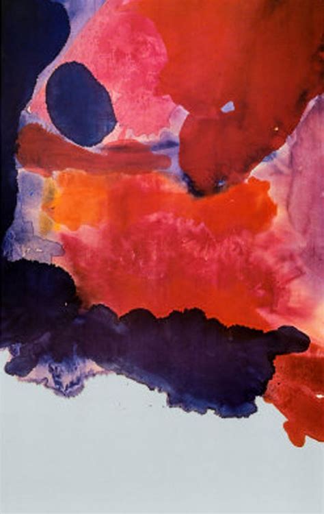 Helen Frankenthaler Pioneer Artist In The Color Field Movement