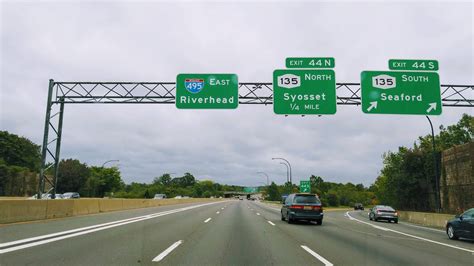 Long Island Expressway I 495 East Exits 33 To 53 Driving In The