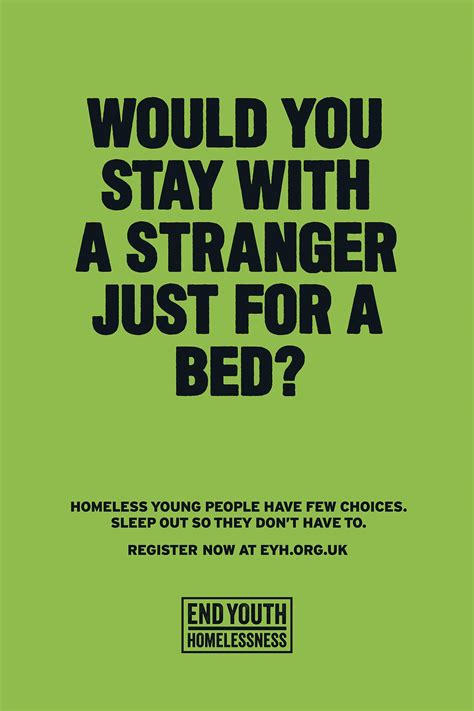 End Youth Homelessness Launches Hard Hitting Poster Campaign