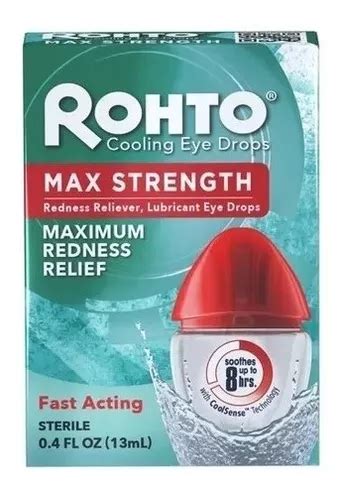 Rohto Maximum Redness Relief Gotas Lubricantes Para Los Ojos Meses
