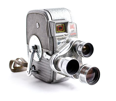 Vintage Keystone Movie Camera K Capri Triple Turret Mm Camera