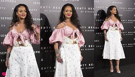 Rihanna Sizzles In Madrid At The Fenty Beauty Launch Rihanna