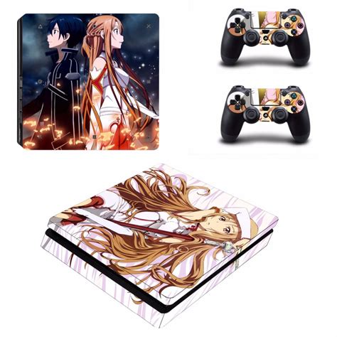 Anime Railgun Hatsune Miku Tokisaki Kurumi Saber Ps4 Slim Skin Sticker