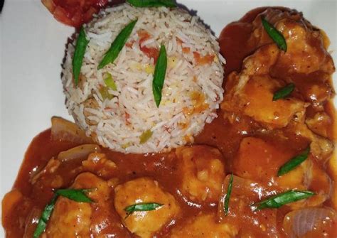 Chicken Vegetable Fried Rice With Shashlik Recipe By Bushra Mazhar