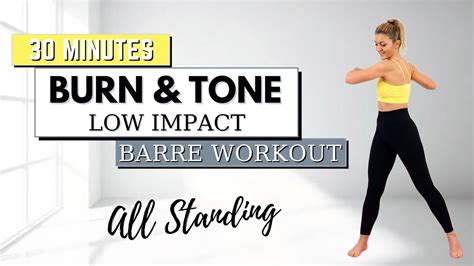 🔥30 Min Barre Burn And Tone 🔥full Body Cardio And Toning🔥all Standing🔥no