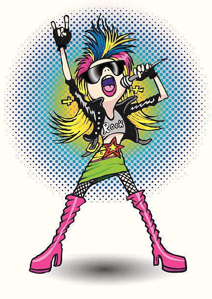 Best Rock Star Illustrations Royalty Free Vector Graphics