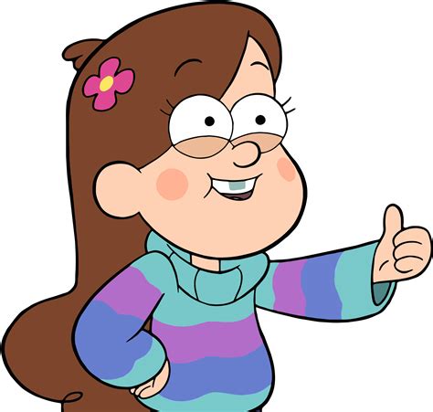 Image S1e9 Mabel Thumbs Up Transparentpng Gravity Falls Wiki