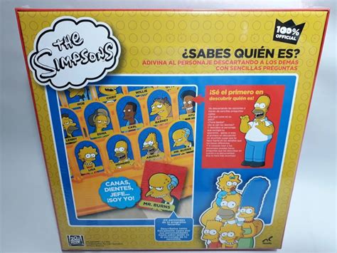Juegos de mesa, juguetes lúdicos. Adivina Quien Soy? Los Simpsoms Juego De Mesa - $ 490.00 en Mercado Libre