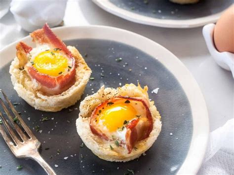 Bacon And Egg Toast Cups