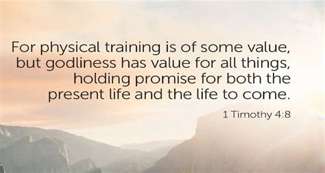 1 Timothy 48 Physical Training Is Of Some Value Listen To Dramatized