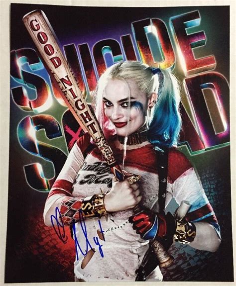 Margot Robbie Signed 8x10 Photo Harley Quinn Autograph Suicide Squad Mint Coa 1884060000
