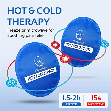 Reusable Round Hot And Cold Gel Ice Packs For Injuries Cold Compress